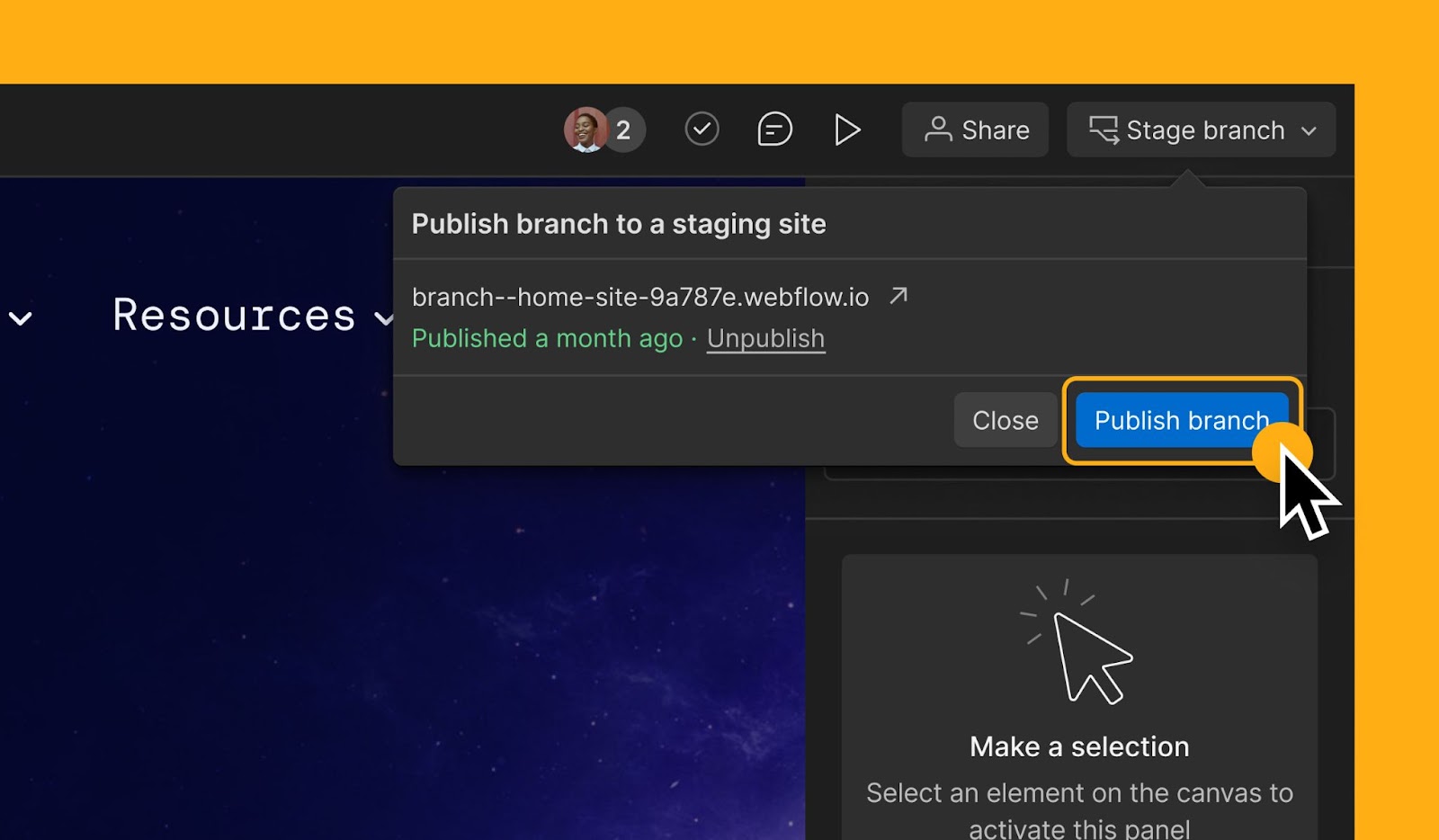 將分支發佈到自己的臨時環境中,以加快測試速度並儘早發現問題。